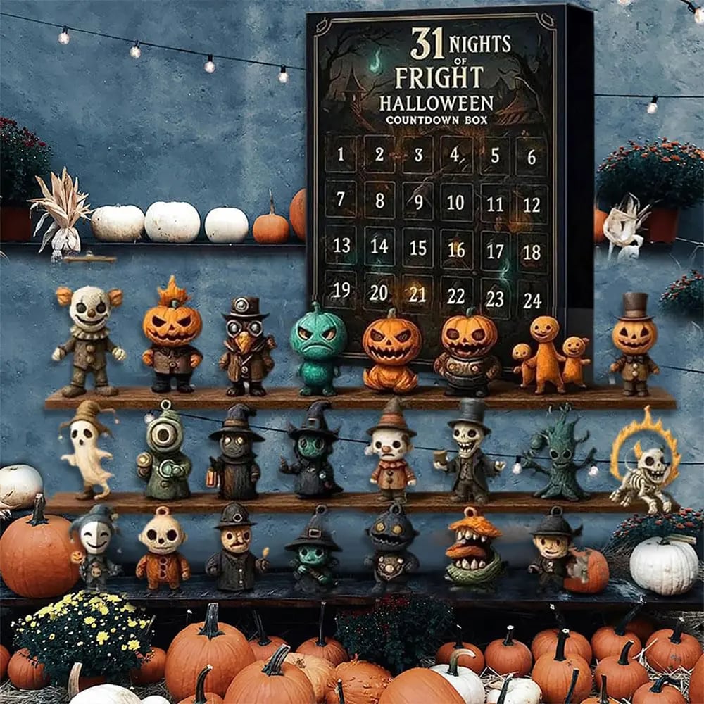 🎃🖤Halloween Advent Calendar 2026 – 31 Horror Mini Collectible Figures