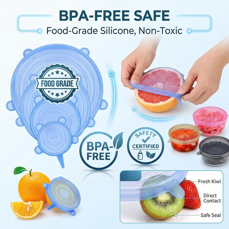 🥗✨Reusable Silicone Stretch Lids