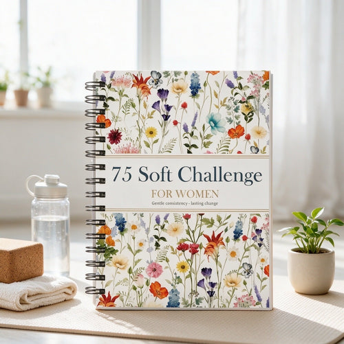 75-Day Soft Challenge Tracking Notebook – Daily Habit Tracker for Wellness, Mindset & Real Progress
