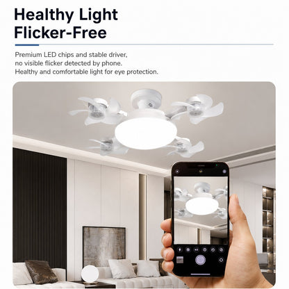 🚁 Drone-Shaped Ceiling Fan Light with Remote Control