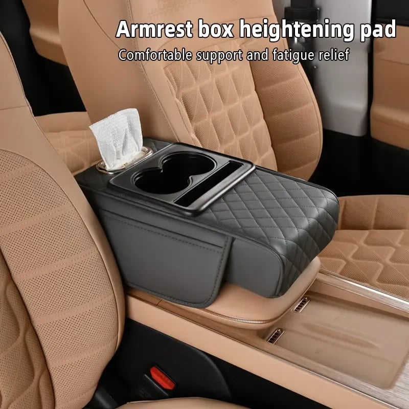 🚗✨ 4-in-1 Car Armrest Storage Organizer – Drive Smarter, Travel Better!