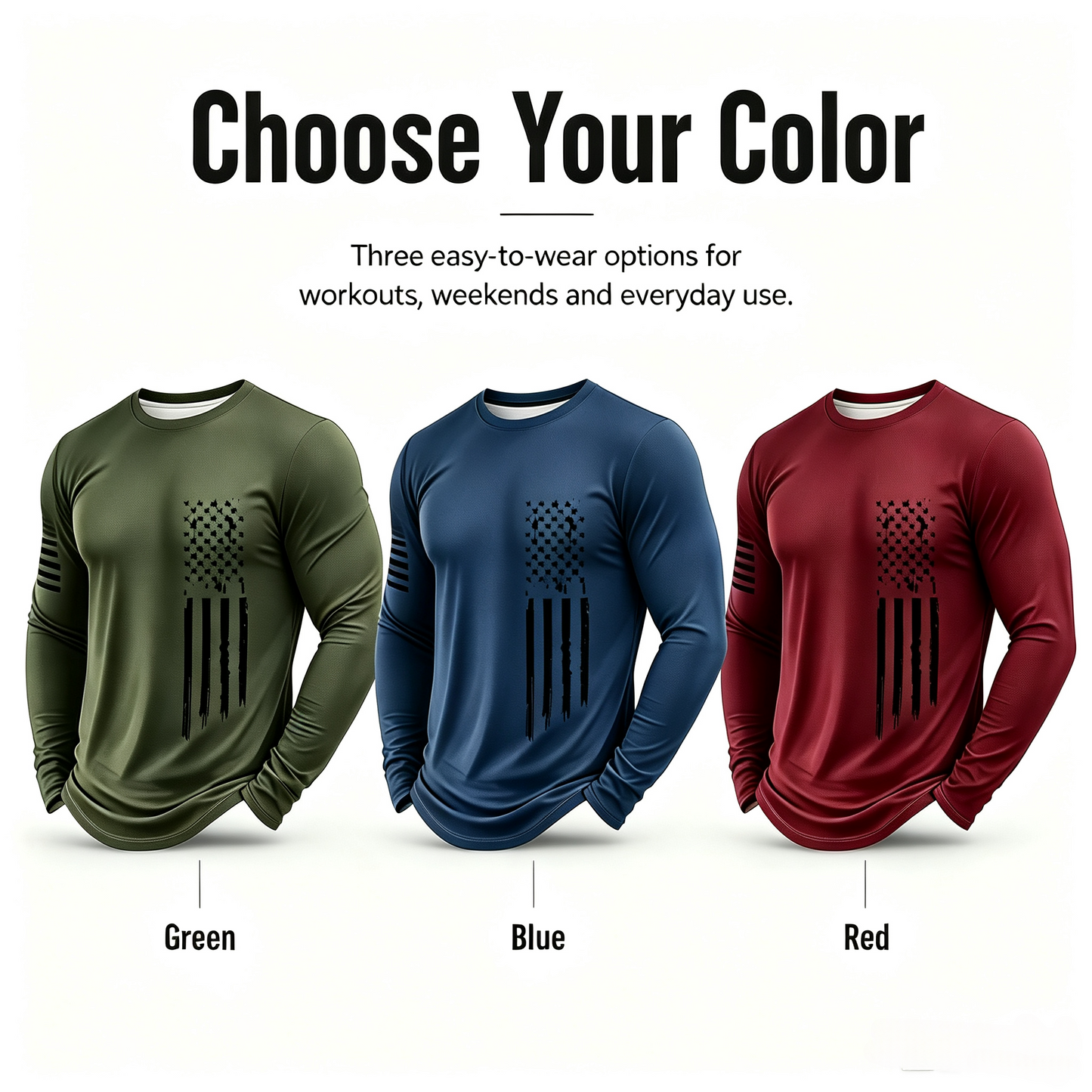 🌟 Men's UV Protective Long Sleeve Athletic Shirt – Lightweight Quick-Dry Activewear with Vintage Logo, Breathable Gym & Casual Tee