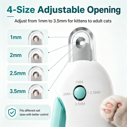 🐾 Purrfect Claw Clipper – Safe Trim for All Cats✂️