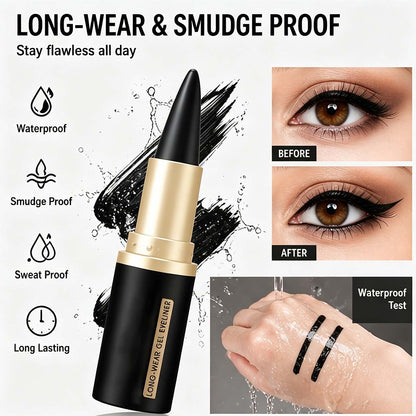 ✨ Hot Sale | 2-Pcs Waterproof Black Gel Eyeliner Set