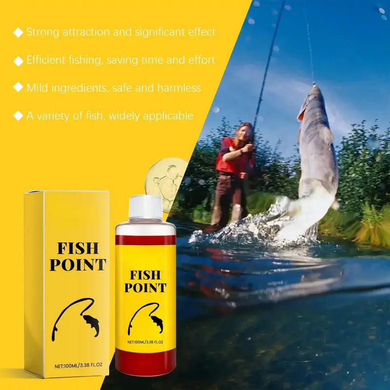 🎣 Power-Packed Fish Call Liquid – 🐟 Instant-Action Red Worm Scent