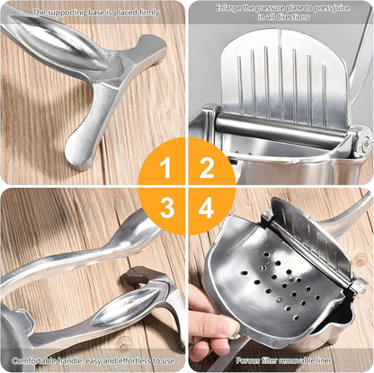 🍋 Fresh Lemon Squeezer – No Seeds, No Mess, More Juice