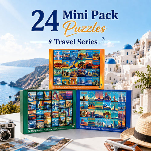 🔥HOT SALE 49% OFF🏞️🧩National Parks Advent Calendar | 🏙️🎁 A Holiday Countdown Full of Travel Dreams | 📦1000 Pieces, 24 Mini Packs