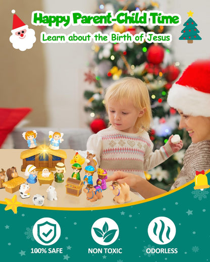 🎄🏆 2026 Nativity Advent Calendar (25pcs) 💯NONTOXIC & ODORLESS
