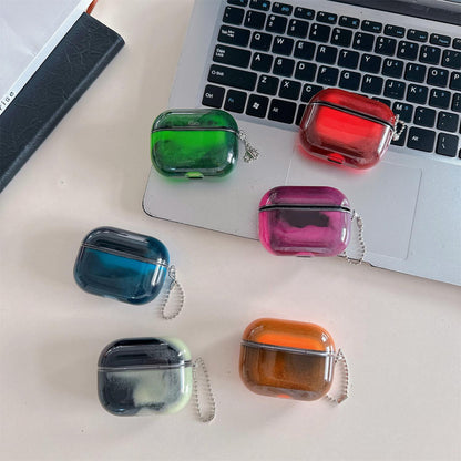 ✨ Glow, Protect & Stand Out🌌 Luminous Quicksand AirPods Case