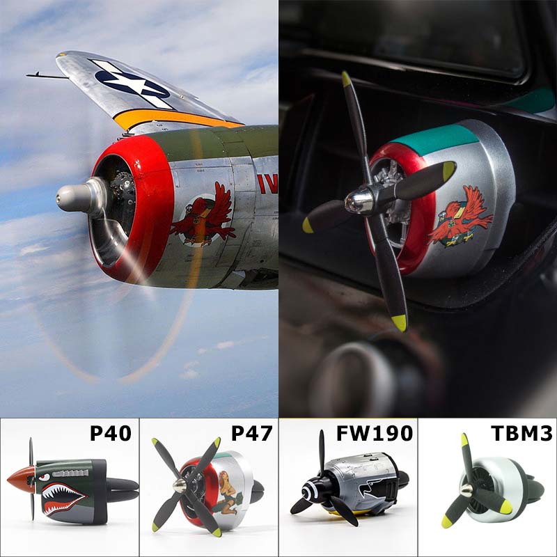 🔥Hot Sale 49% off🌟🚀P-40 Warhawk Creative Propeller Car Decor
