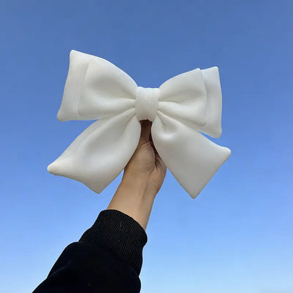 3D Fabric Car Bow – Weatherproof, Strong Adhesive, Feminine Car Decoration for Women Who Love Their Cars