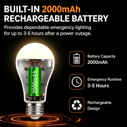 🔦 Rechargeable Emergency Light Bulbs