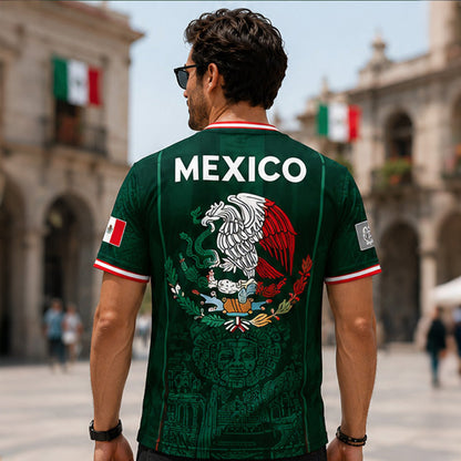 2026 Mexico Soccer Jersey – Retro Chichén Itzá Pyramid Football Shirt 🇲🇽⚽