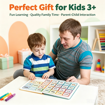 🎓 My Preschool Busy Book – Interactive Montessori Activity Book for Toddlers, Early Learning, Fine Motor Skills & Cognitive Development 📚