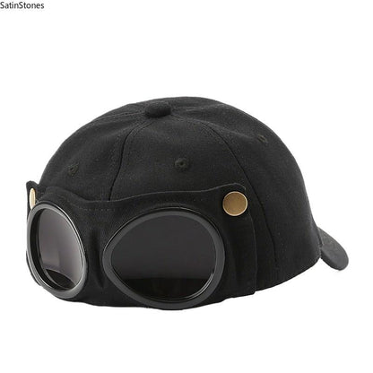 🕶️ Men's Outdoor Comfort Cap | Curved Visor Hat with Convenient Glasses Slot for Everyday Adventures 🌿