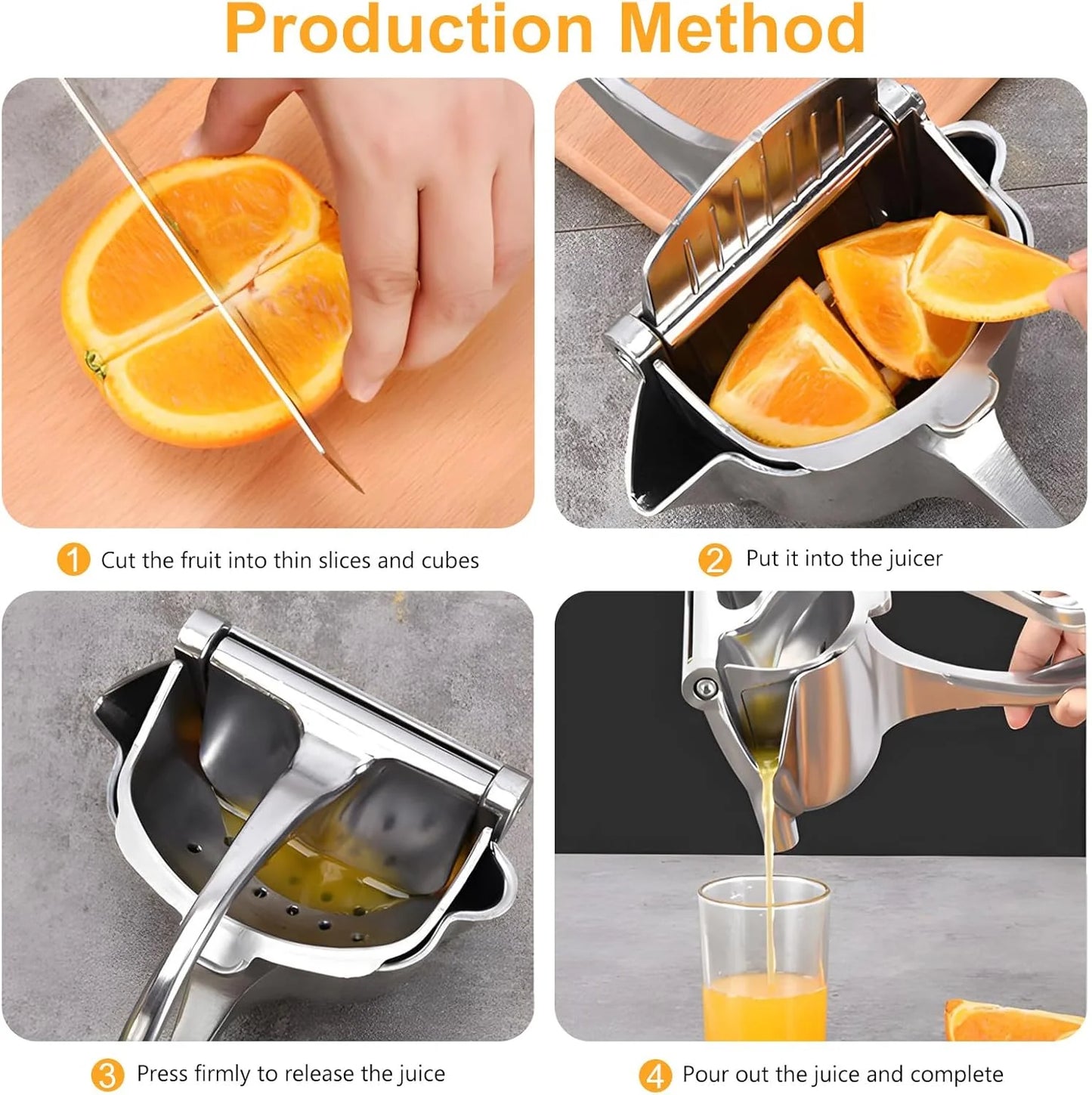 🍋 Fresh Lemon Squeezer – No Seeds, No Mess, More Juice
