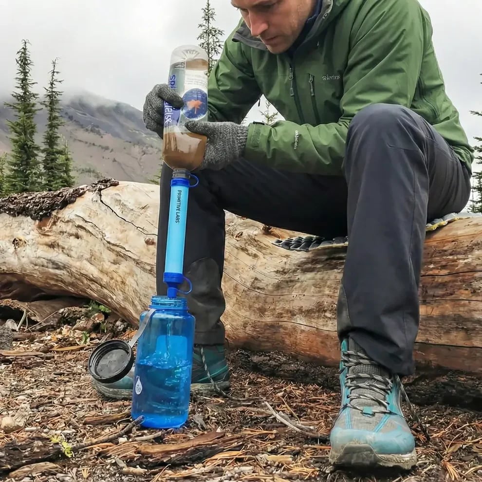 2026 Personal Straw Water Filter for Camping, Hiking, Survival, Emergency, Travel