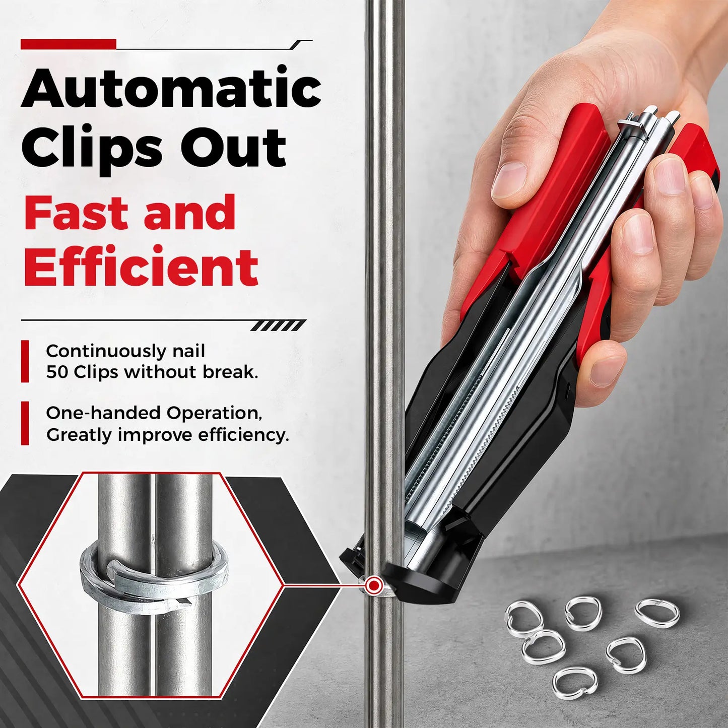 🔧 Professional Hog Ring Pliers Kit