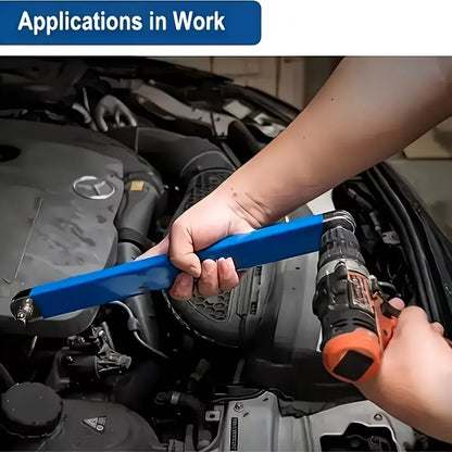 Offset Extension Wrench – Impact Ready with 1/4", 3/8" & 1/2" Adapters