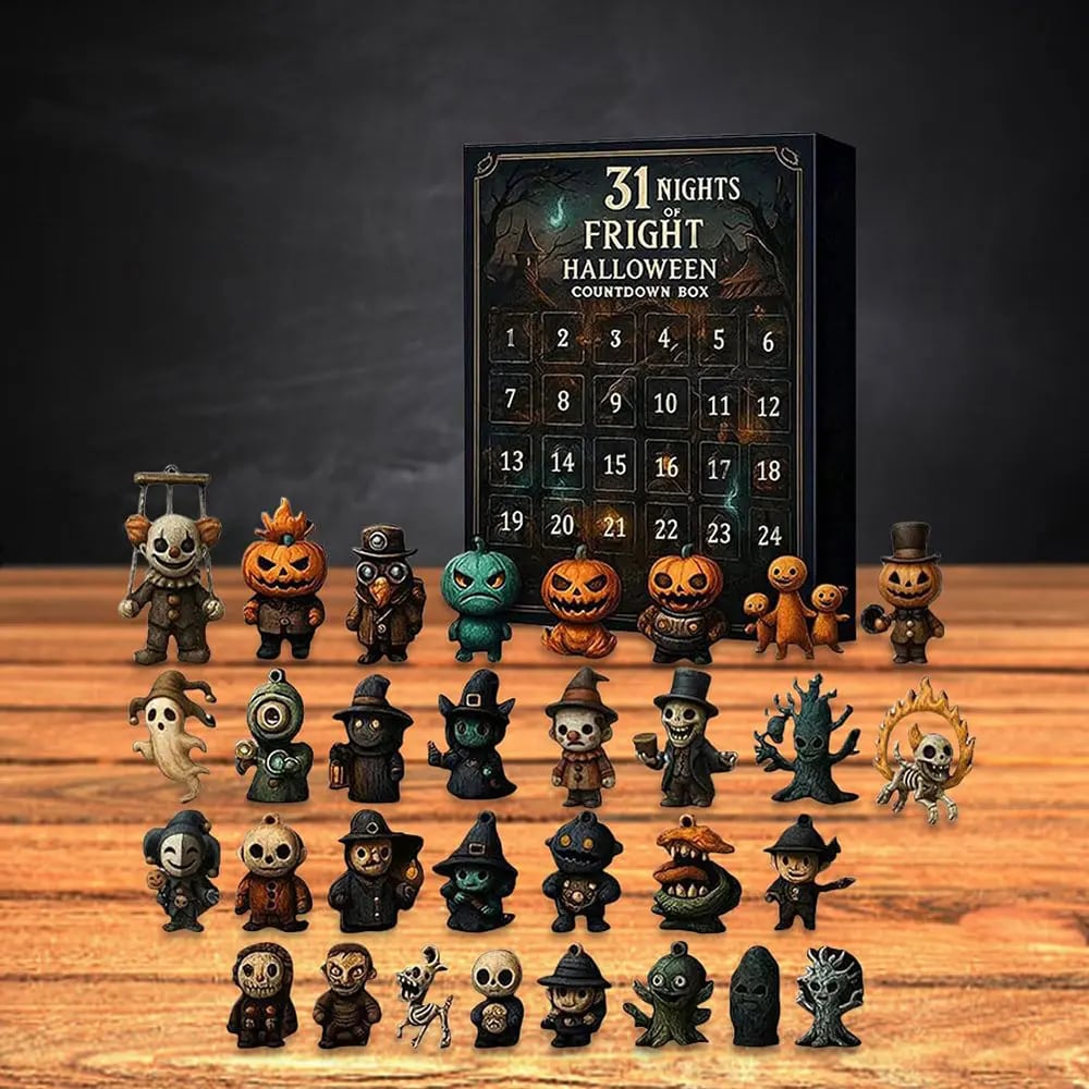 🎃🖤Halloween Advent Calendar 2026 – 31 Horror Mini Collectible Figures