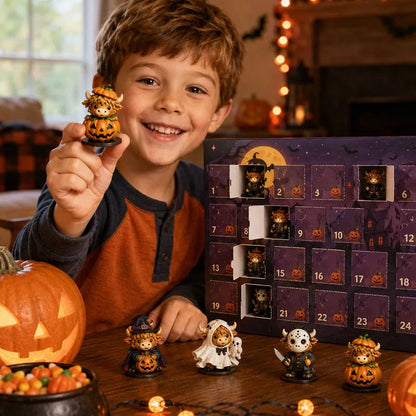 🐮 Highland Cow Halloween Advent Calendar 2026 – 24 Spooky Surprise Figurines