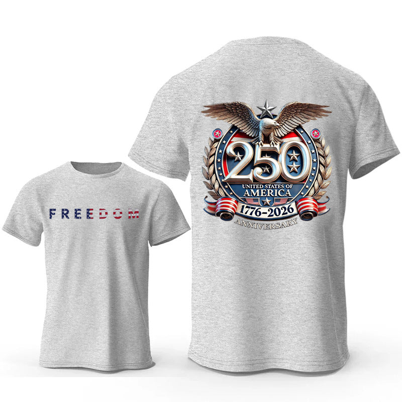 Freedom Patriotic T-Shirt – Classic American Flag Cotton Tee for Men & Women