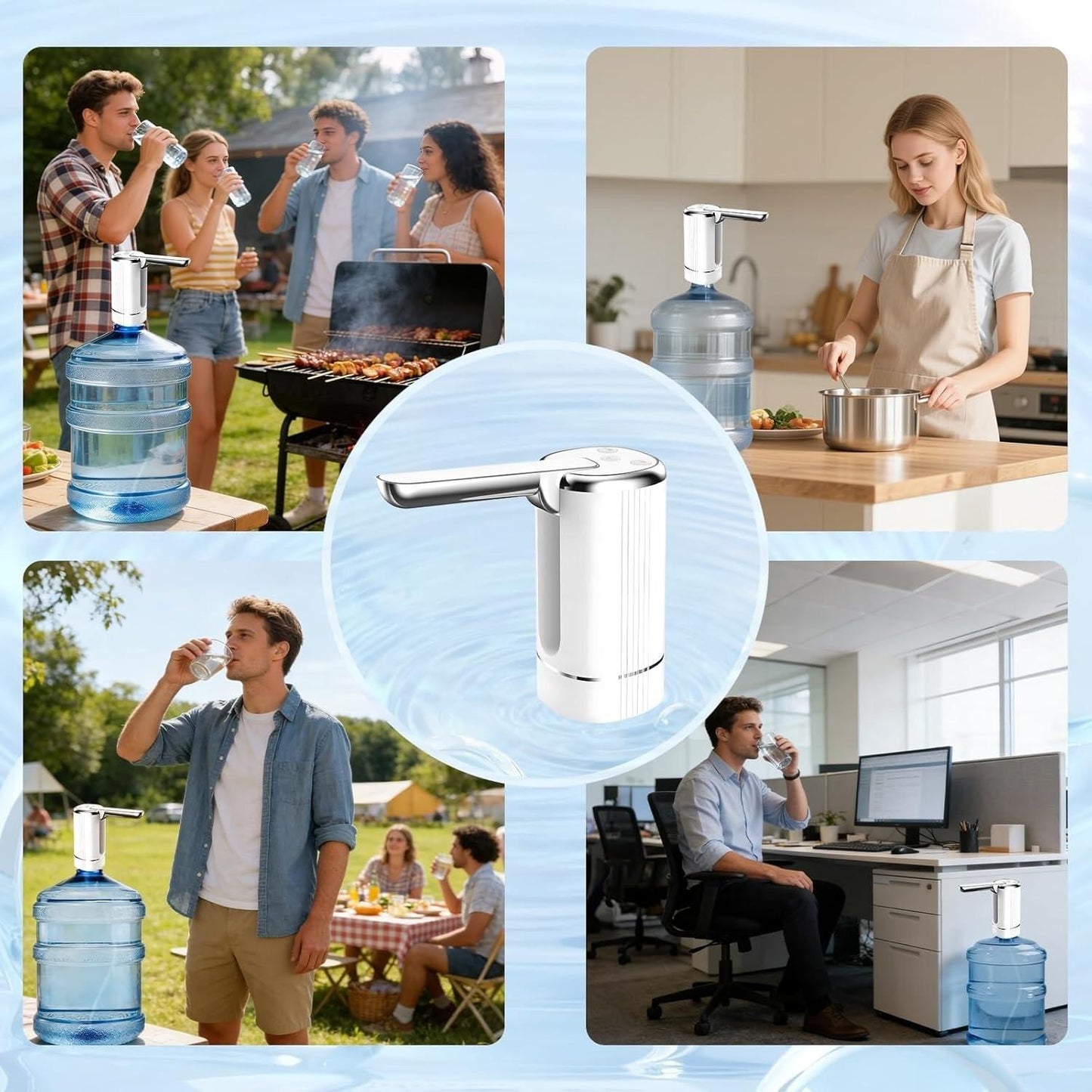 Foldable Water Dispenser Pump