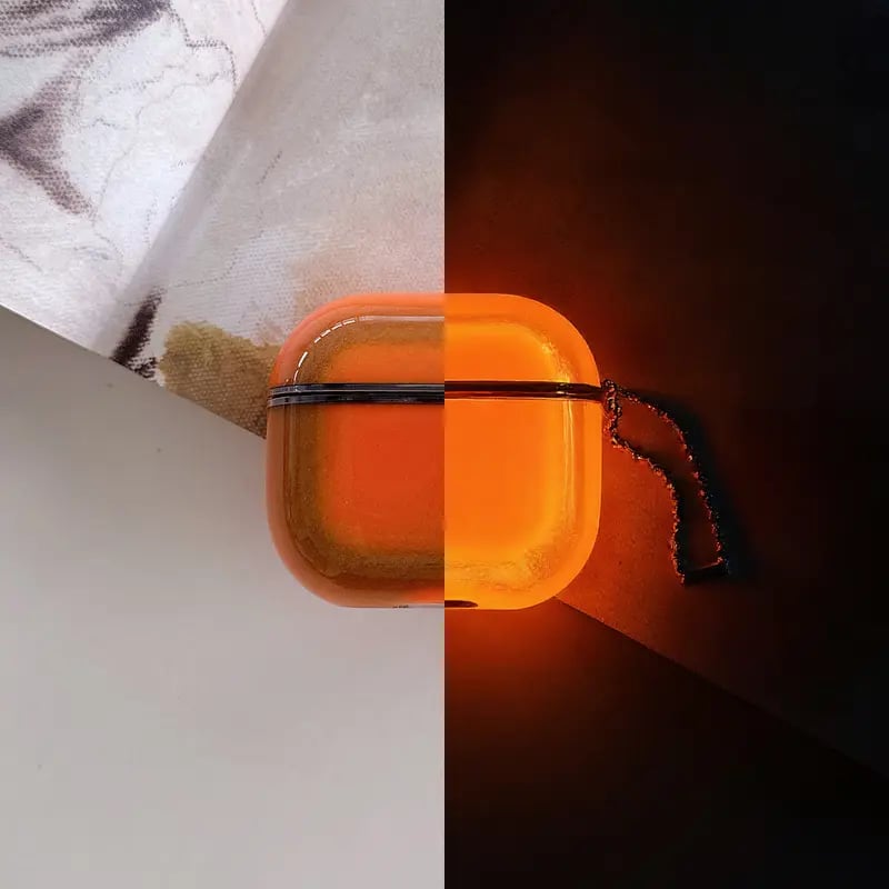 ✨ Glow, Protect & Stand Out🌌 Luminous Quicksand AirPods Case