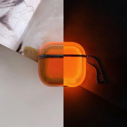 ✨ Glow, Protect & Stand Out🌌 Luminous Quicksand AirPods Case
