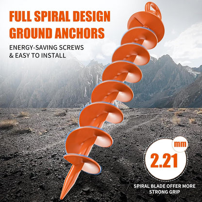 StormGuard Spiral Ground Anchors⚙️🌳