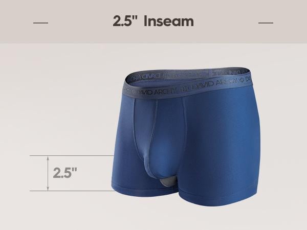 [Father's Day Gift] 🔥Men's Dual Pouch Micro Modal Trunks - 4-Pack Basic 2.5in Spandex Natural Fabric Menswear