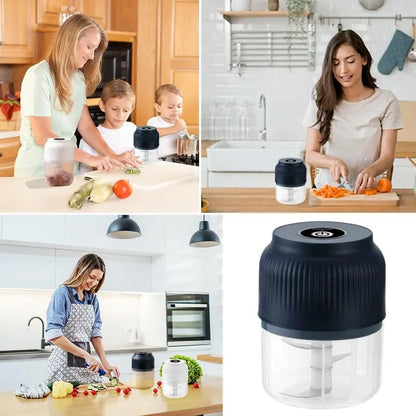 ⚡ Cordless Mini Food Chopper|Chop, Mince & Blend in Seconds