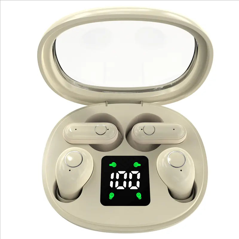 🎧True Wireless Noise-Cancelling Earbuds with Digital Display