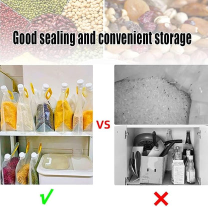🥗5 Counts Reusable Food Sealed Bags