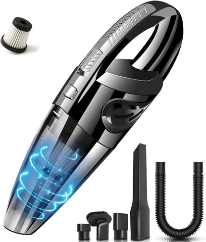 ✨Mini Cordless Handheld Vacuum Cleaner – 120W Powerful Suction, Portable & Rechargeable