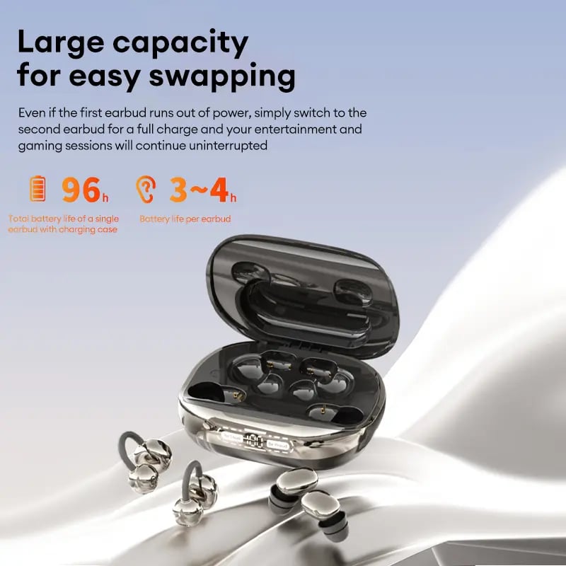 GT600S 4-Earbud Bluetooth Set with Power Bank Case