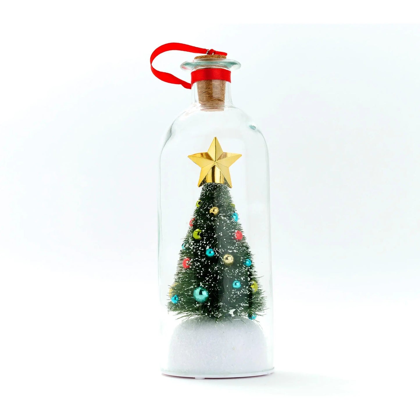 Recordable Christmas Tree Message Bottle | Personalized Holiday Decor Gift