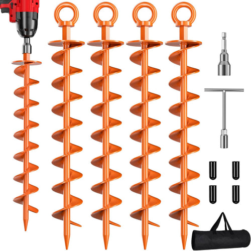StormGuard Spiral Ground Anchors⚙️🌳
