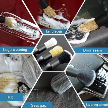 4-Pack Car Detailing Brushes – Soft & Scratch-Free