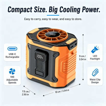 🔥USB Rechargeable Handheld Portable Fan