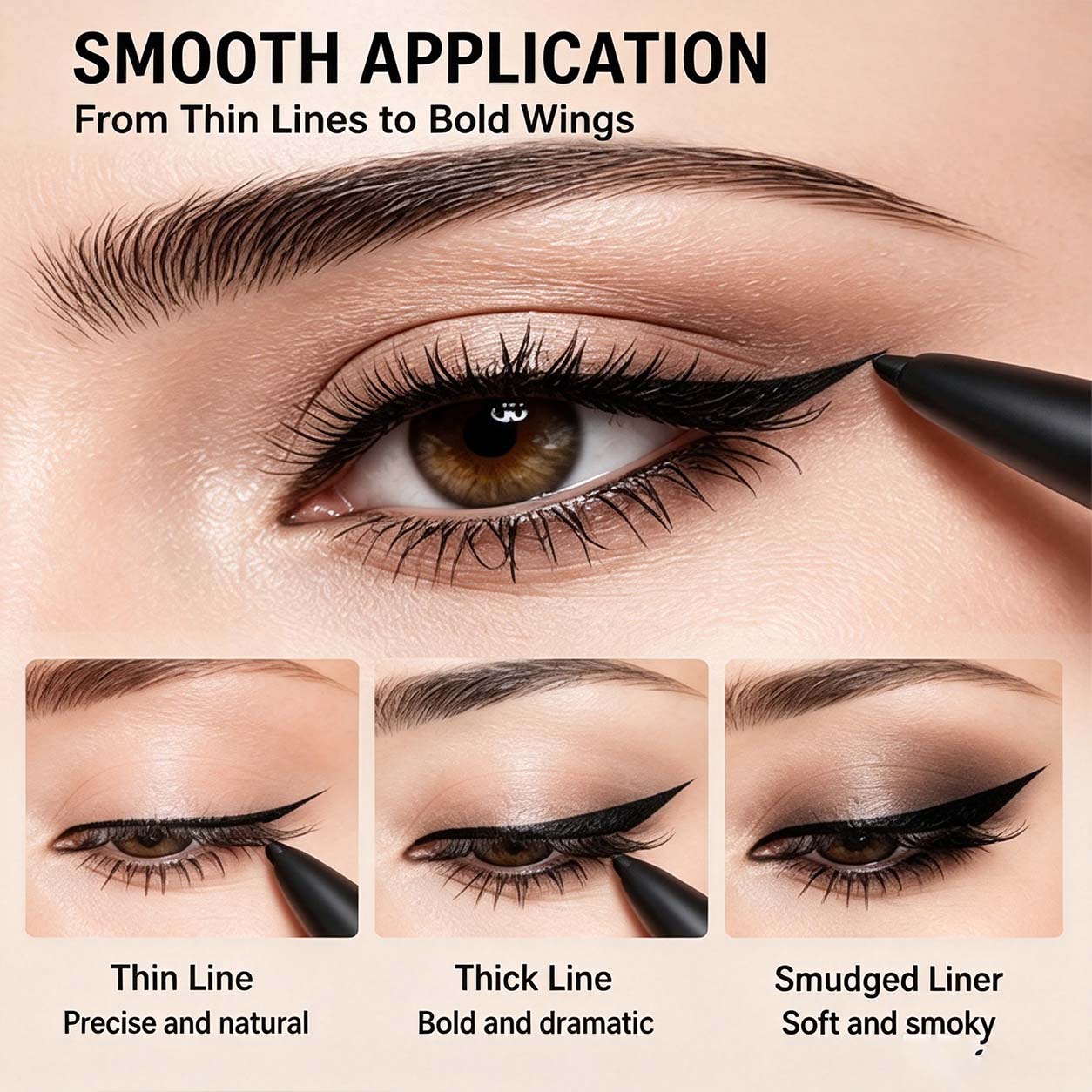 ✨ Hot Sale | 2-Pcs Waterproof Black Gel Eyeliner Set