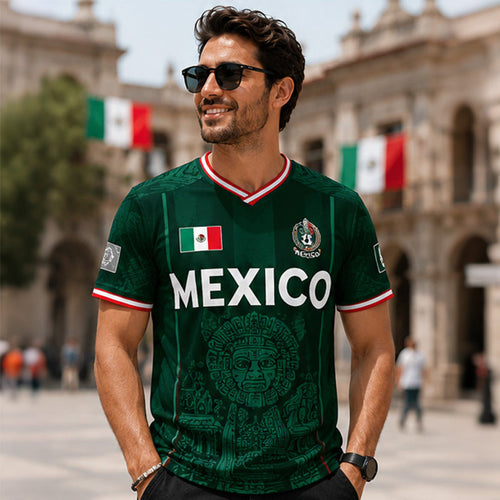 2026 Mexico Soccer Jersey – Retro Chichén Itzá Pyramid Football Shirt 🇲🇽⚽