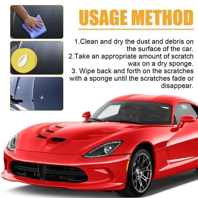 🔥🚗 2026 Car Scratch Repair Wax ✨ All Paint Colors Polishing Kit | Quick Fix Removal Paste