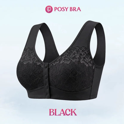 Posy Bra - Front Closure Breathable Cotton Lifting Bra for Seniors