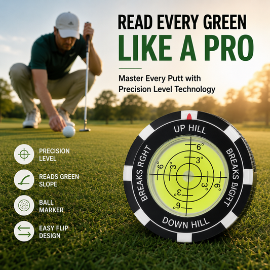 🏌️‍♂️High-Precision Golf Green Reader – Portable Putting Slope Level Training Tool