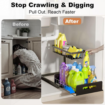 Under Sink Organizer,Gift for Mother