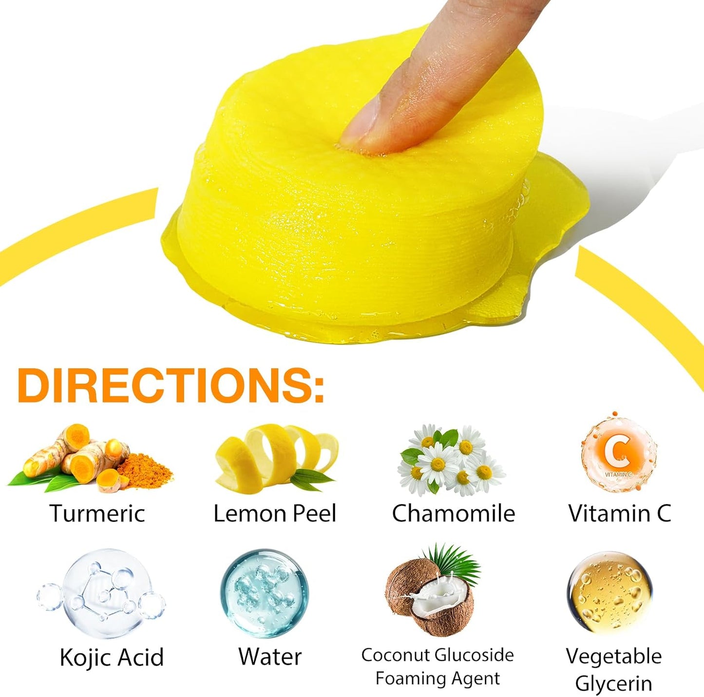 ✨🍃Turmeric + Kojic Brightening Pads – Pore Clean, Oil Balance, Glow On