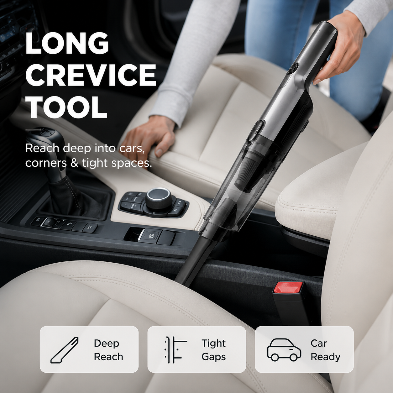 Cordless Handheld Vacuum - Ultra-Light & Powerful