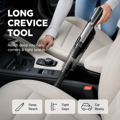 Cordless Handheld Vacuum - Ultra-Light & Powerful
