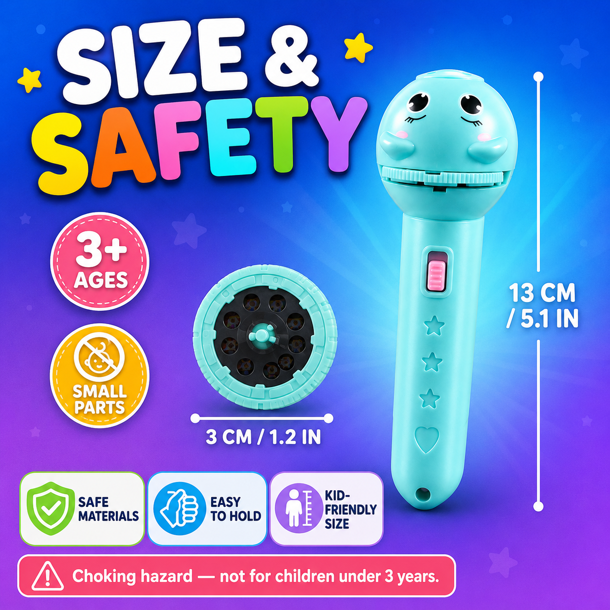 Kids’ Story Projector Flashlight